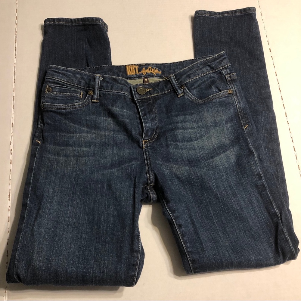 Kut from the Kloth Skinny Jeans Dark Denim Wash